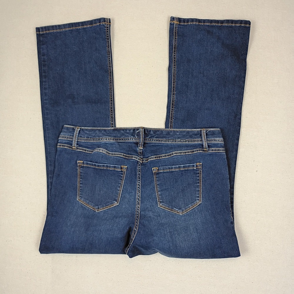 Torrid Womens 16R Luxe Slim Boot Super Stretch Jeans Medium Dark Wash Mid Rise - Picture 16 of 16